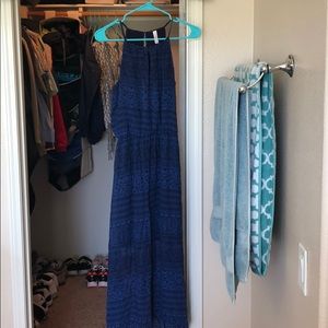 Long hi low hem dress